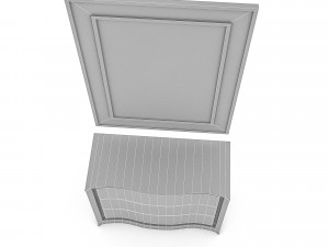 classic makeup mirror 3d Modelo 3D
