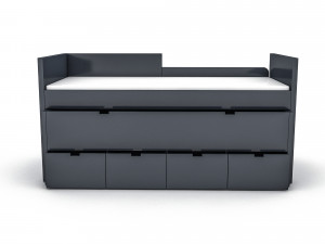 3d wardrobe bed 05 3D-Modell