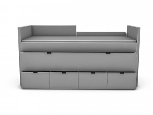 3d wardrobe bed 05 3D-Modell