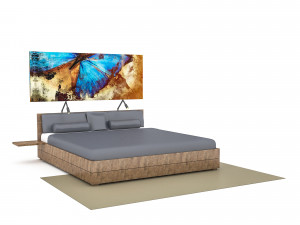 3d classic bedding set 02 Modelo 3D
