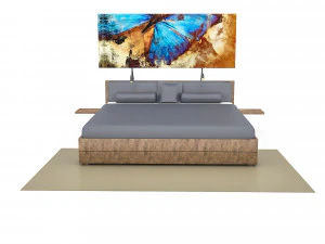 3d classic bedding set 02 3D Model