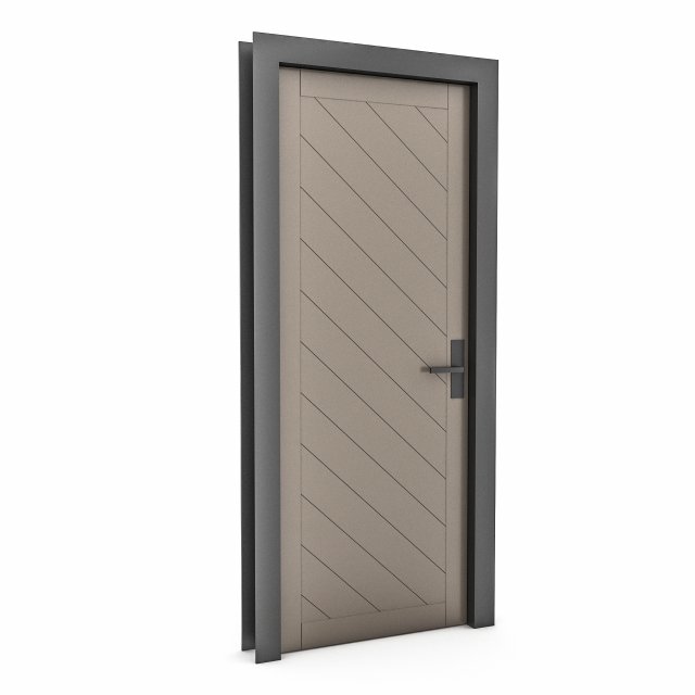 3d modern door design Model 3D .c4d .max .obj .3ds .fbx .stl .blend 