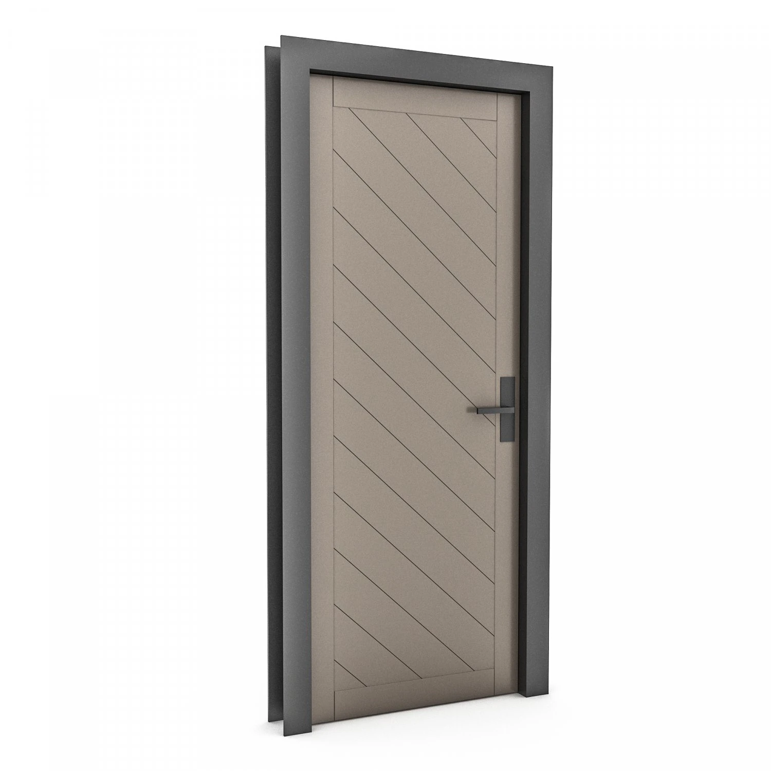 3d modern door design 3D Model .c4d .max .obj .3ds .fbx .stl .blend 