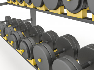 dumbbells 3D Model