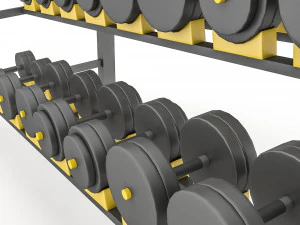 dumbbells 3D Model