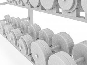 dumbbells 3D Model
