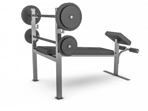 3d гантелі 02 модель 3D Модель