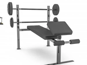 3d dumbbells 02 model 3D Model