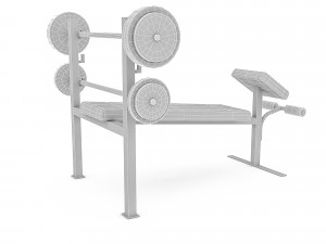 3d dumbbells 02 model 3D 模型