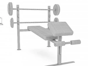 3d dumbbells 02 model 3D Model