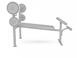 3d dumbbells 02 model 3D Model