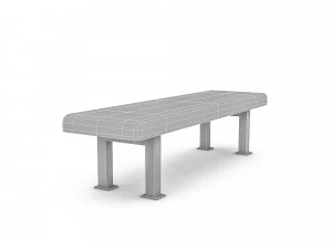 bench 3d 3D Model