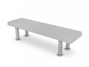 bench 3d 3D Model