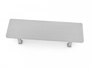 bench 3d 3D 모델