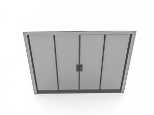 3d glass door Modelo 3D