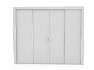 3d glass door 3D Model