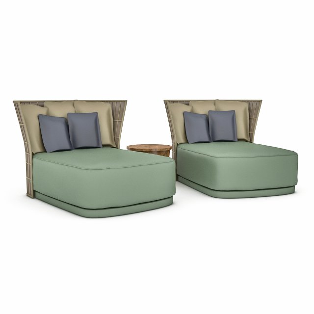 3d comfortable sitting pouf 3D 模型 .c4d .max .obj .3ds .fbx .stl .blend 