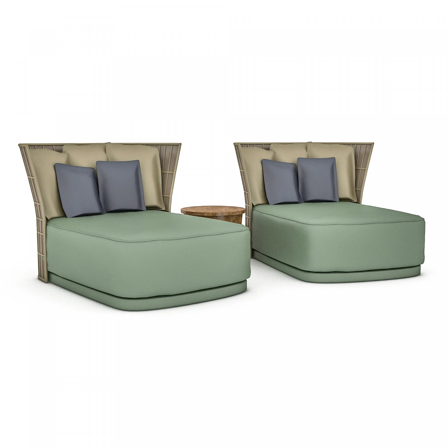 3d comfortable sitting pouf 3D Model .c4d .max .obj .3ds .fbx .stl .blend 