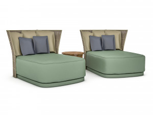 3d comfortable sitting pouf 3D Model