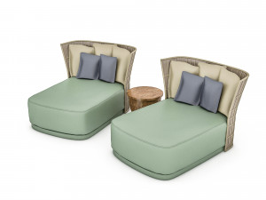 3d comfortable sitting pouf 3D 模型