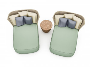 3d comfortable sitting pouf 3D 模型