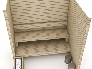 3d steam bath model Model 3D