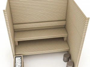 modelo de ba&ntilde;o de vapor 3d Modelo 3D