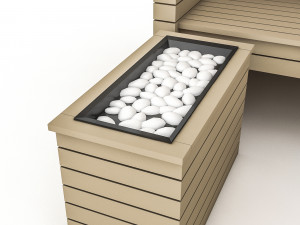 3d steam bath model Model 3D