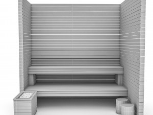 3d steam bath model Model 3D