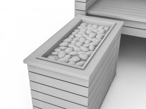 3d steam bath model Model 3D