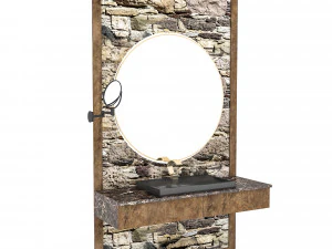 natural bathroom sink 3D Model