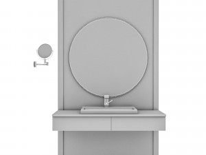 natural bathroom sink Model 3D