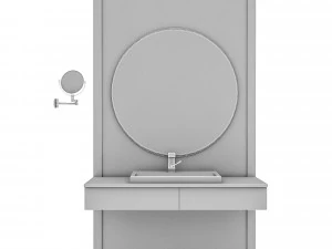 natural bathroom sink 3D Model