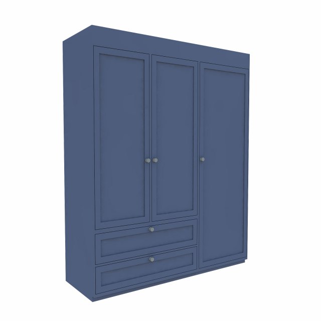 modern wardrobe 3D Модель .c4d .max .obj .3ds .fbx .stl .blend