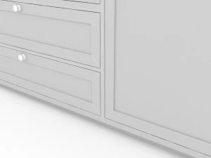 modern wardrobe 3D Model