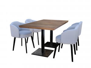 3d modern desk chair 3D Model