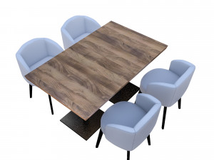 3d modern desk chair Modelo 3D