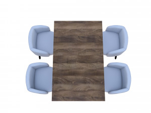 3d modern desk chair Modelo 3D