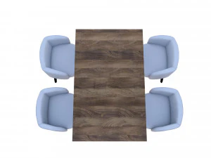 3d modern desk chair 3D Model