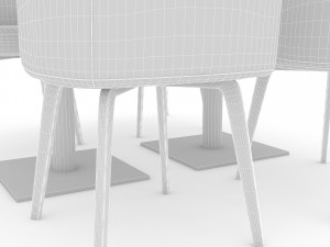 3d modern desk chair Modelo 3D