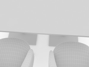 3d modern desk chair Modelo 3D