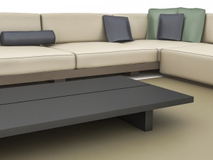 modern sitting group Modelo 3D