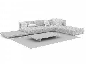 modern sitting group Modelo 3D