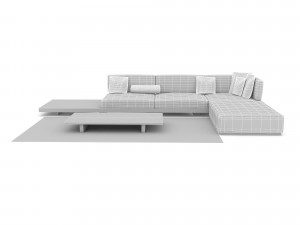 modern sitting group Modelo 3D