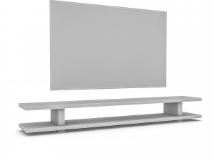 modern tv unit 3D 모델