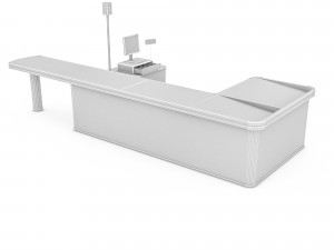 the cash register department 3d 3D Model