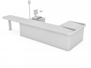the cash register department 3d 3D Model
