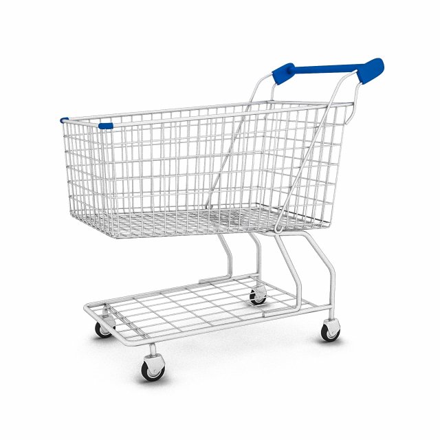shopping cart Modelo 3D .c4d .max .obj .3ds .fbx .stl .blend 