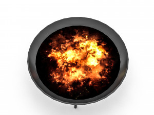 fire pit barbecue 3Dモデル