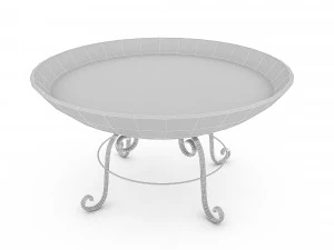 fire pit barbecue 3D Model